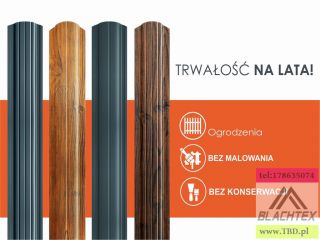 Sztachety stalowe I i II gatunek, duży wybór, niskie ceny! Sztachety stalowe I i II gatunek, duży wybór, niskie ceny!