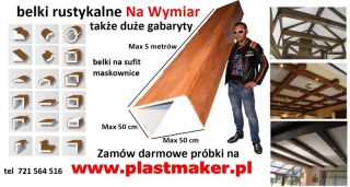 Belki rustykalne na wymiar, imitacja drewna Belki rustykalne na wymiar, imitacja drewna