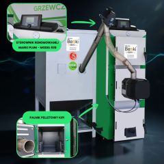 DrewKo Hybrid 24 kW – Dwupaliwowy (Pellet / Drzewo) DrewKo Hybrid 24 kW – Dwupaliwowy (Pellet / Drzewo)