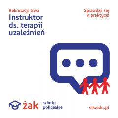 Instruktor ds. terapii uzależnień Instruktor ds. terapii uzależnień