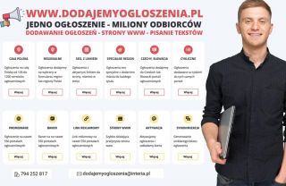 Reklama firmy w internecie, ogłoszenia, projekty stron www Reklama firmy w internecie, ogłoszenia, projekty stron www