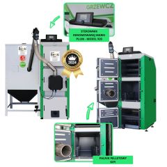 DrewKo Hybrid 18 kW – jeden kocioł na pellet i drzew DrewKo Hybrid 18 kW – jeden kocioł na pellet i drzew
