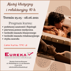 Kurs : Masaż klasyczny i relaksacyjny Kurs : Masaż klasyczny i relaksacyjny