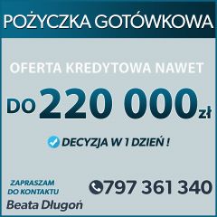 Kredyty Bankowe do 220 000 tysięcy w 1 Dzień Kredyty Bankowe do 220 000 tysięcy w 1 Dzień