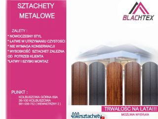 Sztachety metalowe na ogrodzenie Wysyłka cały kraj ! Sztachety metalowe na ogrodzenie Wysyłka cały kraj !