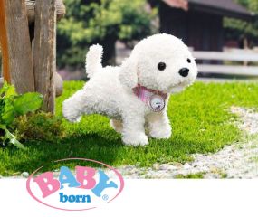 Interaktywny biały piesek Baby born Interaktywny biały piesek Baby born
