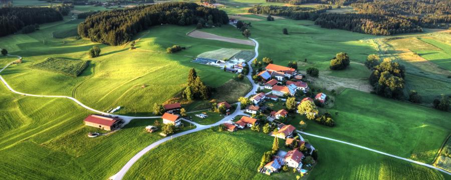 Schöne Landschaft: Viele träumen vom Landleben.