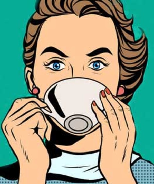 kaffekvinnan