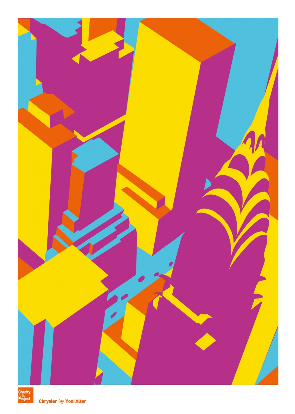Chrysler in Pink and Yellow - Yoni Alter for MS Society