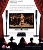 Go with the vision: LG ads will run in supplements and in cinemas