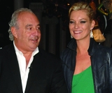 Philip Green and Kate Moss