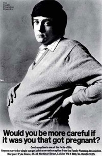pregant man