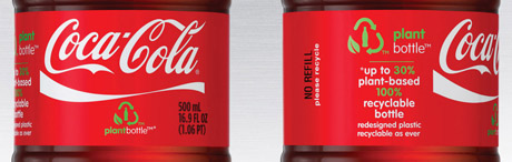 Coke plant bottle