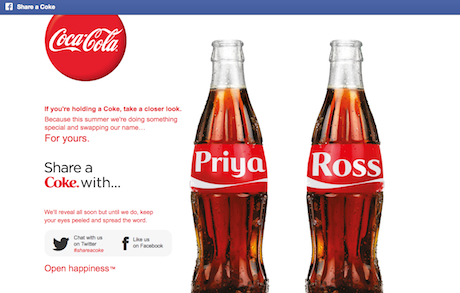 Coca Cola Share A Coke