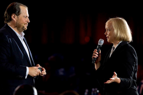 Marc Benioff Meg Whitman