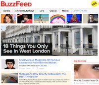 Buzzfeed site