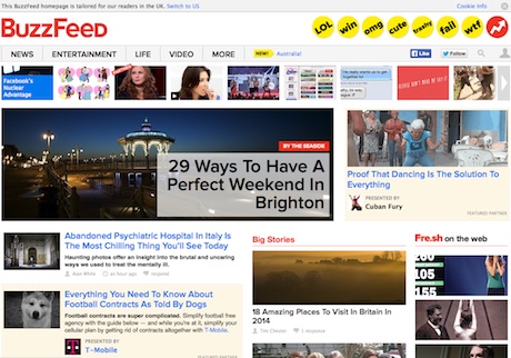 Buzzfeed site