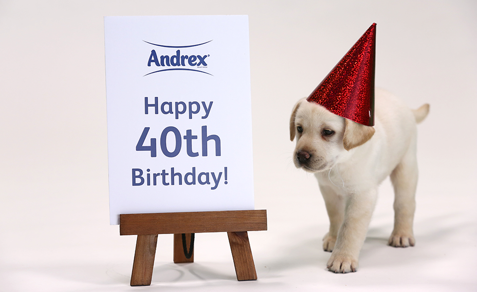 Andrex 40 years
