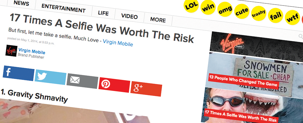 Last month, BuzzFeed changed the labels on its sponsored pages to ensure that branded content is signposted with greater clarity
