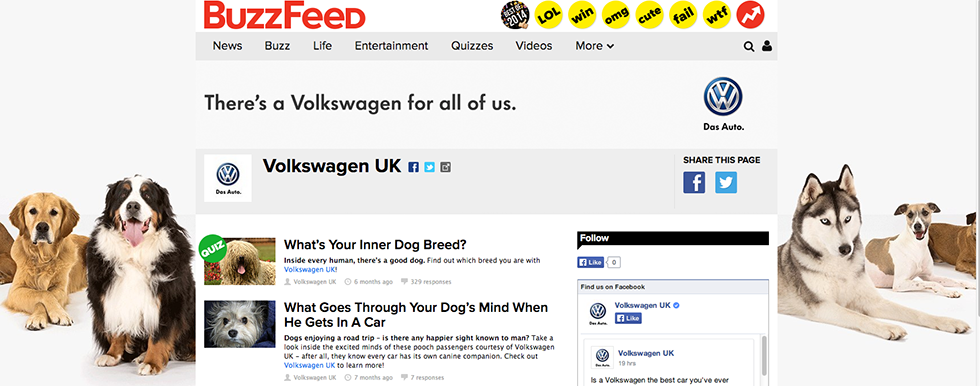 Buzzfeed Volkswagen
