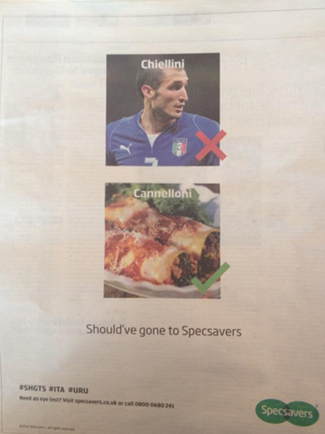 Specsavers ad