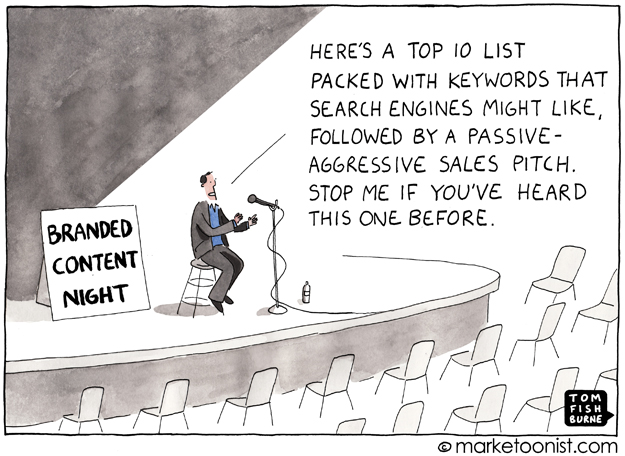 Branded content night, the Marketoonist