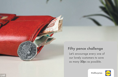 Lidl 50p poster