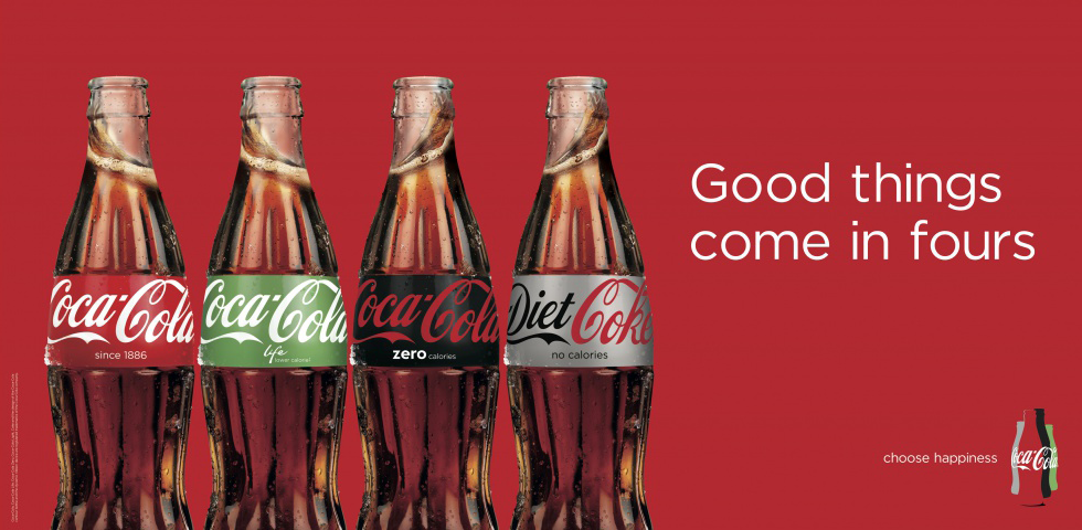Coke fours