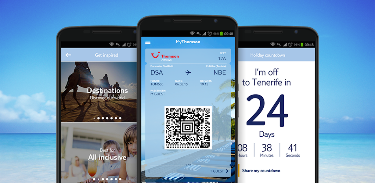 Thomson says it has a 50/50 split between online and retail sales.