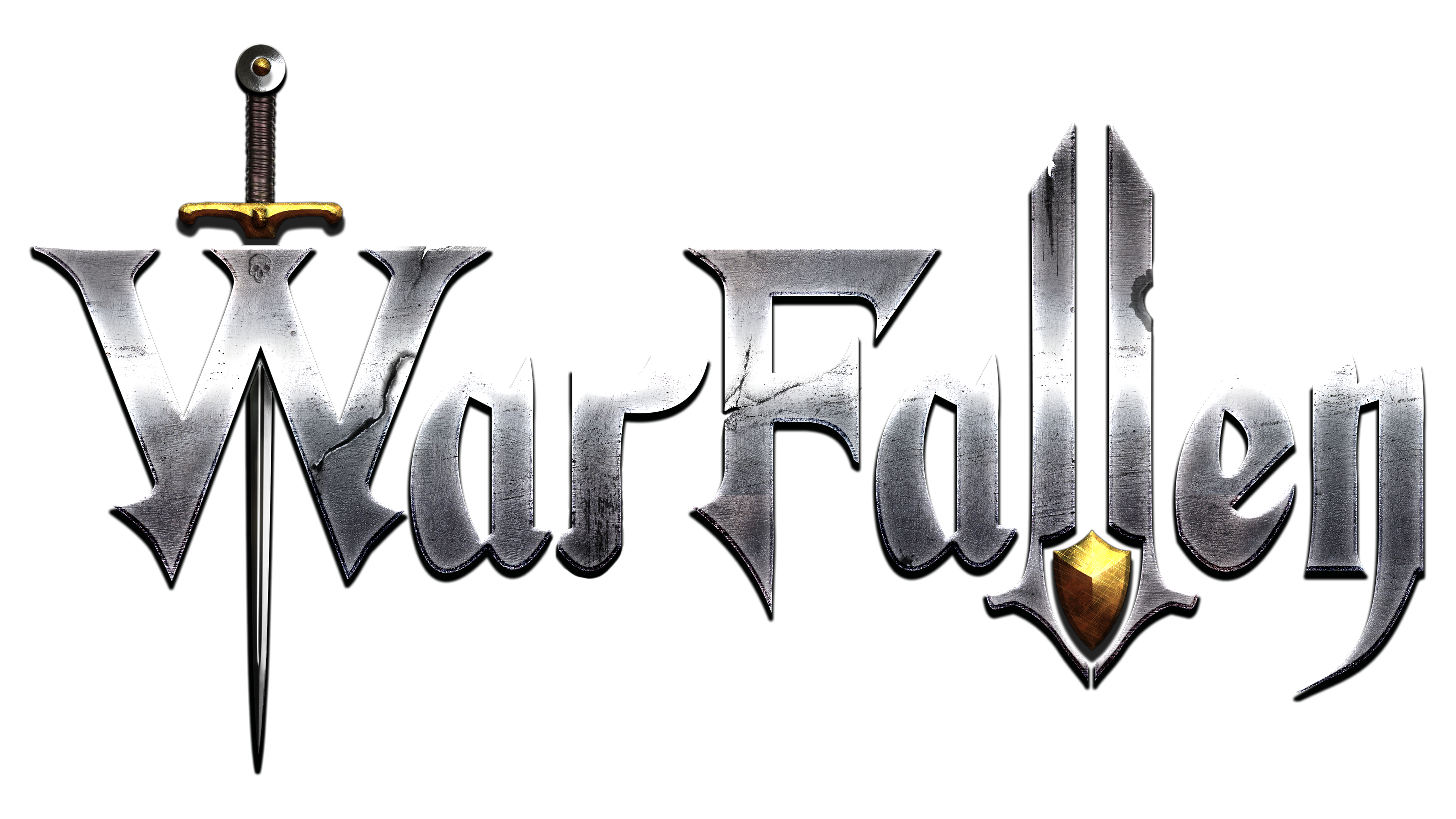 Warfallen logo metal 4096r