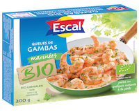 Gambas bio marinées 200g