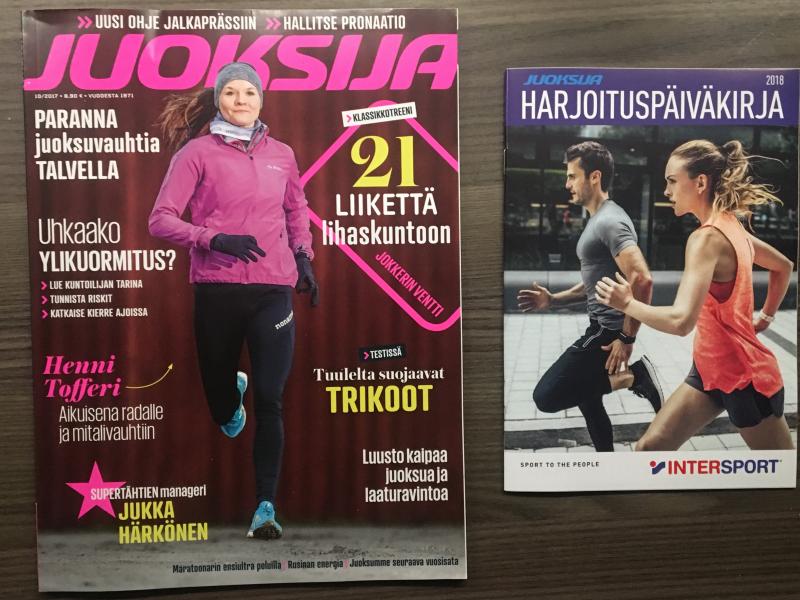 Vuoden viimeinen Juoksija-lehti ilmestyny 10/2017