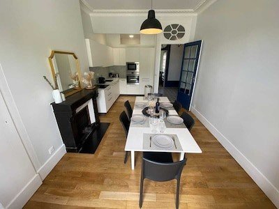 Appartement 3 slaapkamers, met open haard
