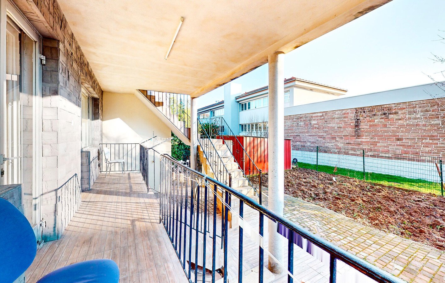 Wohnung 3 Schlafzimmer, mit Garten