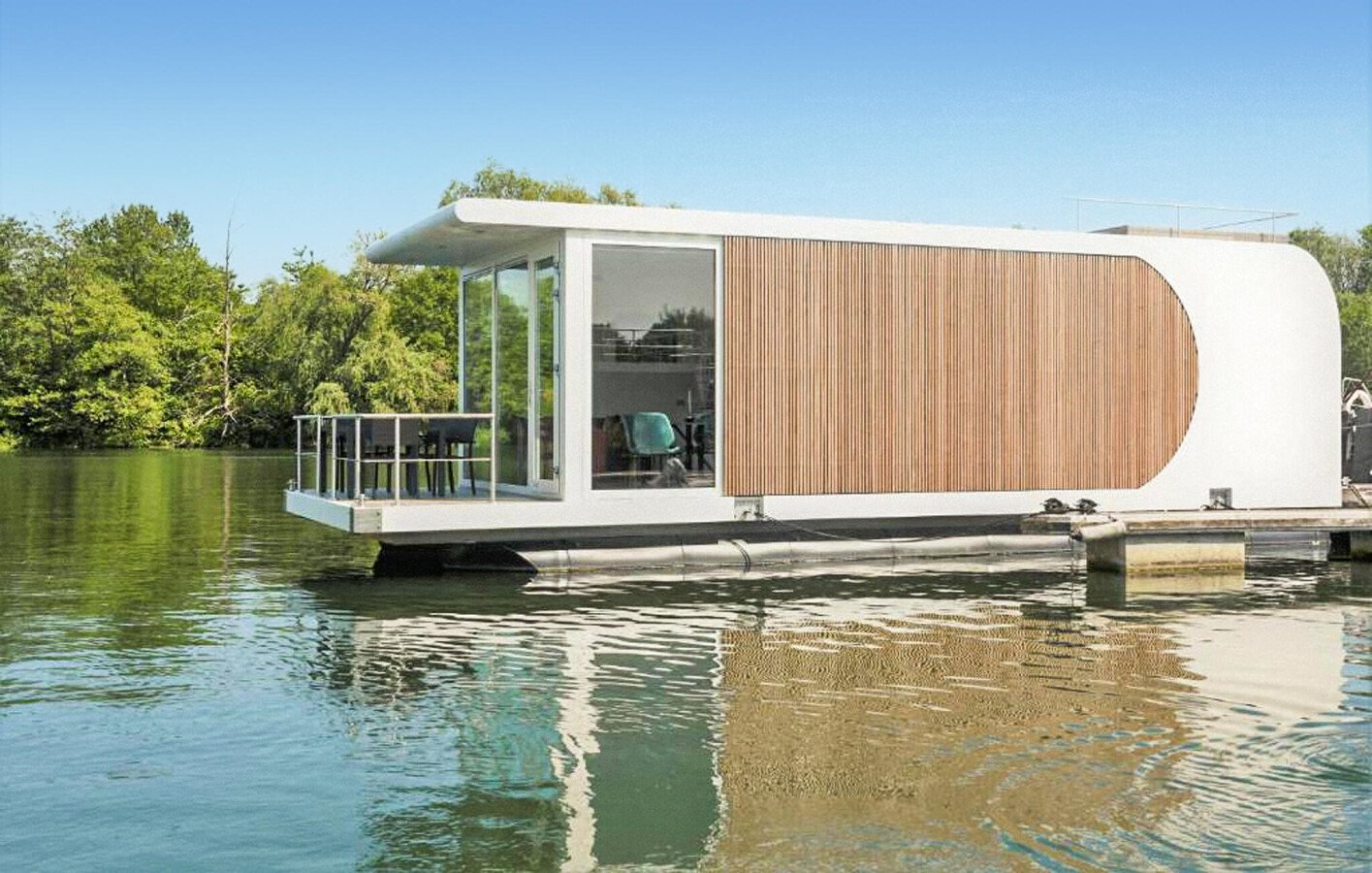 Boot 2 slaapkamers, met sea view