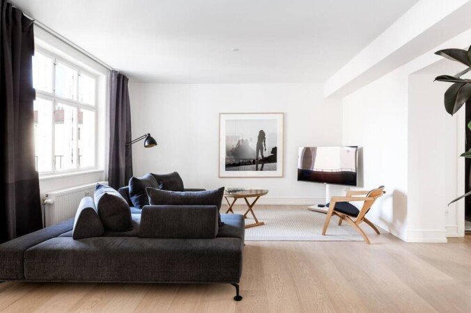 Wohnung 4 Schlafzimmer, mit Garten