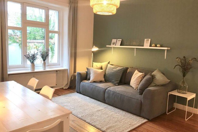 Wohnung 2 Schlafzimmer, mit Garten