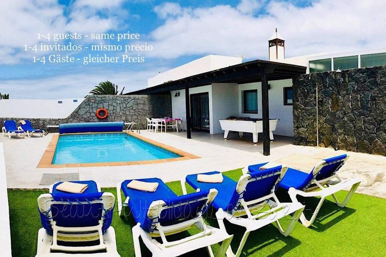 Villa 2 Schlafzimmer, mit Meerblick