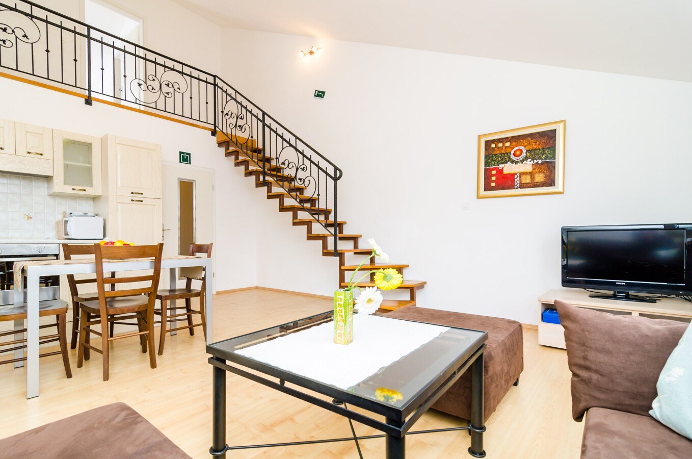 Wohnung 1 Schlafzimmer, mit Klimaanlage