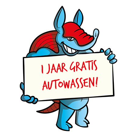 1 jaar gratis auto wassen!