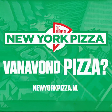 Gratis Pizza (25 cm) van New York Pizza