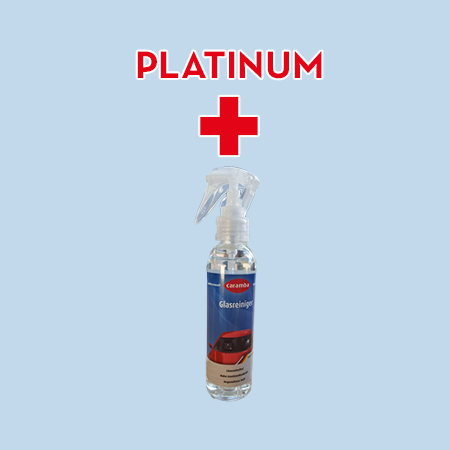 Platinum + Glasreiniger <br>van € 19,75 voor € 13,75