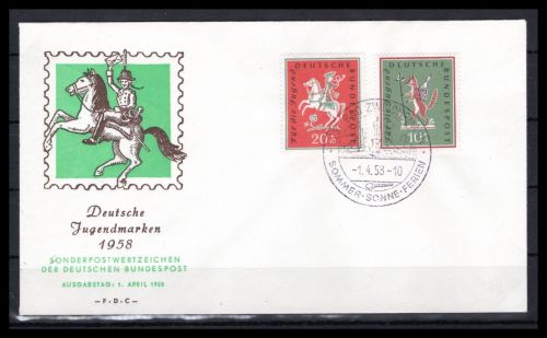 Bund MiNr. 286-287 Ersttagsbriefe/ FDC mit Sonderstempel