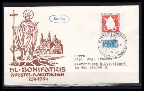 Bund MiNr. 199 Ersttagsbriefe/ FDC Sonderstempel Fulda