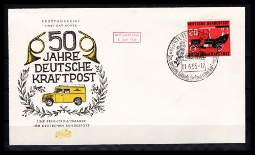 Bund MiNr. 211 Ersttagsbriefe/ FDC Sonderstempel Stuttgart