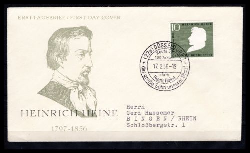 Bund MiNr. 229 Ersttagsbriefe/ FDC Sonderstempel Düsseldorf