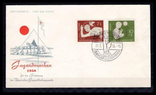 Bund MiNr. 232-233 Ersttagsbriefe/ FDC Sonderstempel Hannover