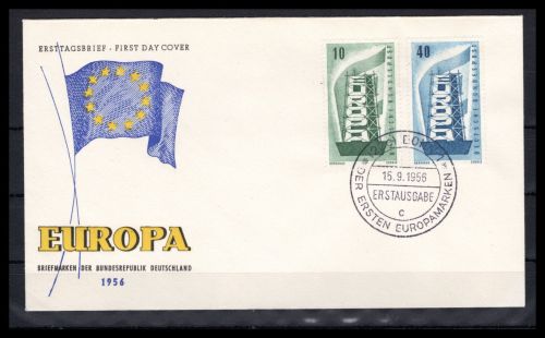 Bund MiNr. 241-242 Ersttagsbriefe/ FDC Sonderstempel Bonn, Cept