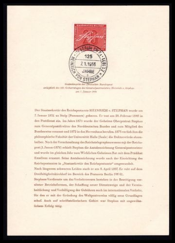 Berlin MiNr. 227 Ersttagsblatt ETB 1