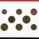 Monaco Kursmünzensatz 2002 im Folder BU